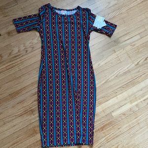 New With Tags LuLaRoe Julia Dress XXS